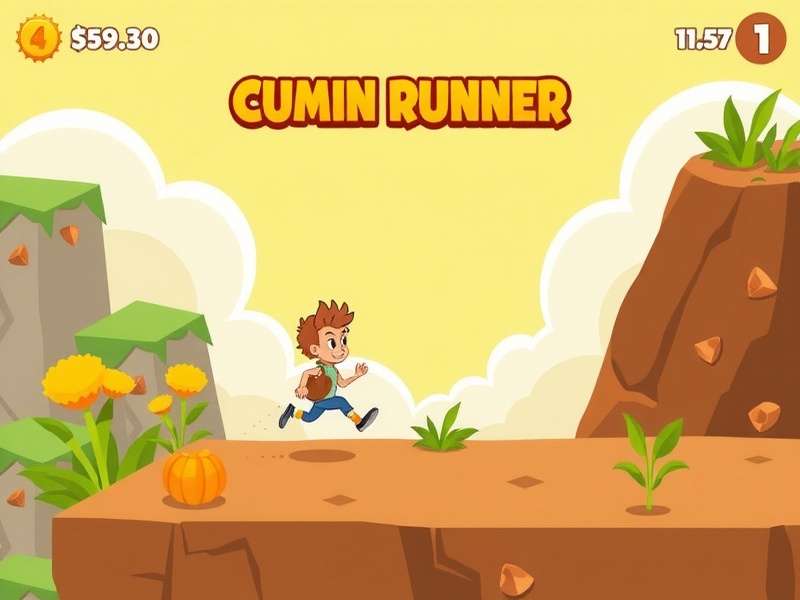 Turbo Cumin Runner gameplay screenshot